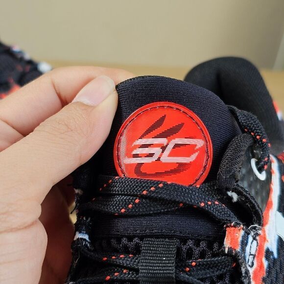 Under Armour Curry 2 Low Flotro Davidson PE Unreleased Shoes Men's 7.5 Black Red - Picture 4 of 15